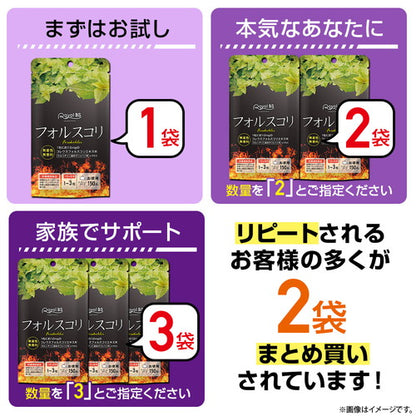 フォルスコリ お徳用 150粒　（#40）