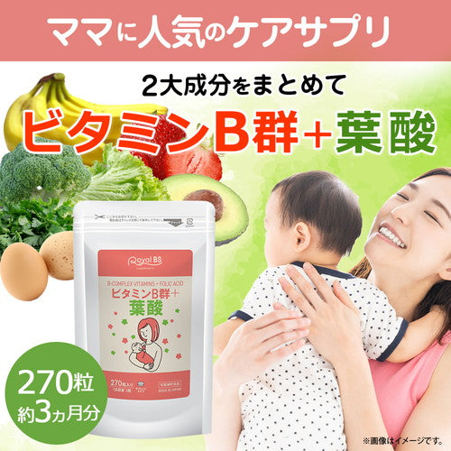 ビタミンB群+葉酸 270粒　（#30）