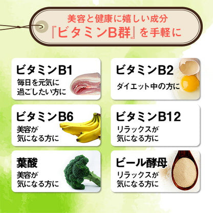 ビタミンB群+葉酸 270粒　（#30）