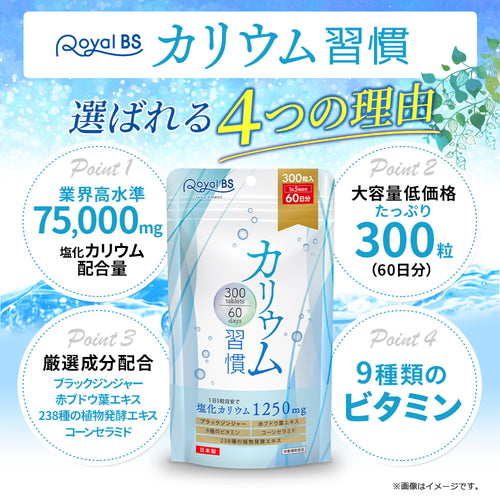 カリウム習慣 300粒　（#40）